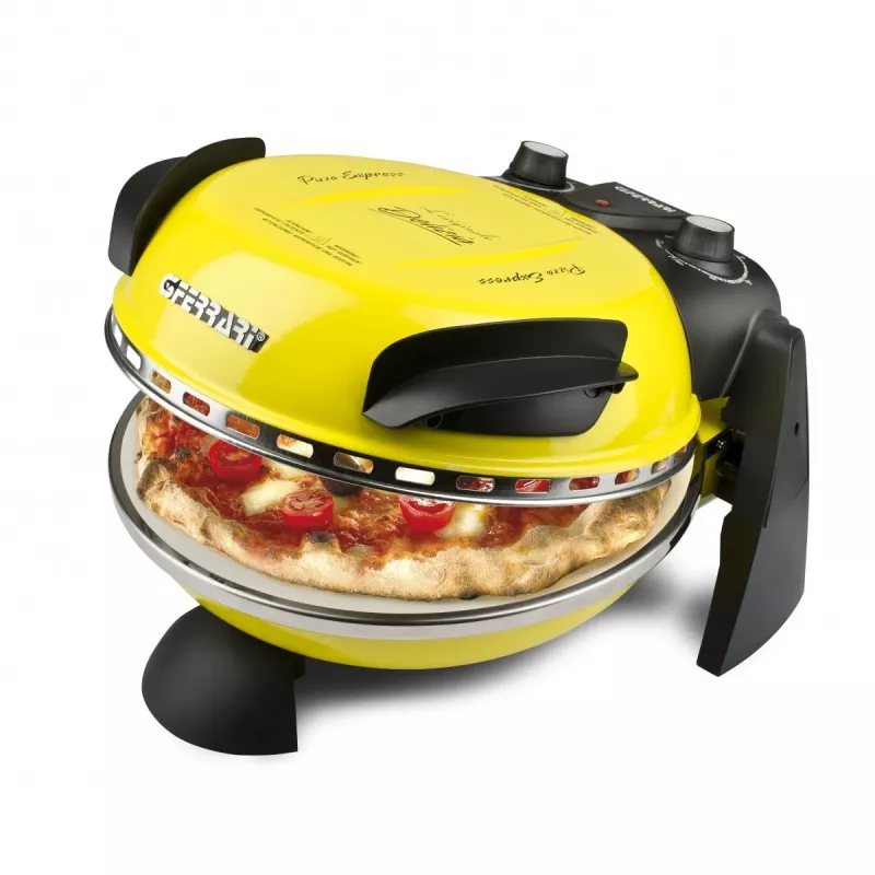 G3 Ferrari Delizia Máquina/horno de pizza 1 pizza 1200 W Negro, Amarillo