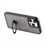 Funda protectora magnética Joyroom JR-BP004 para iPhone 15 Pro, negro, perfil fino, imanes compatibles con MagSafe
