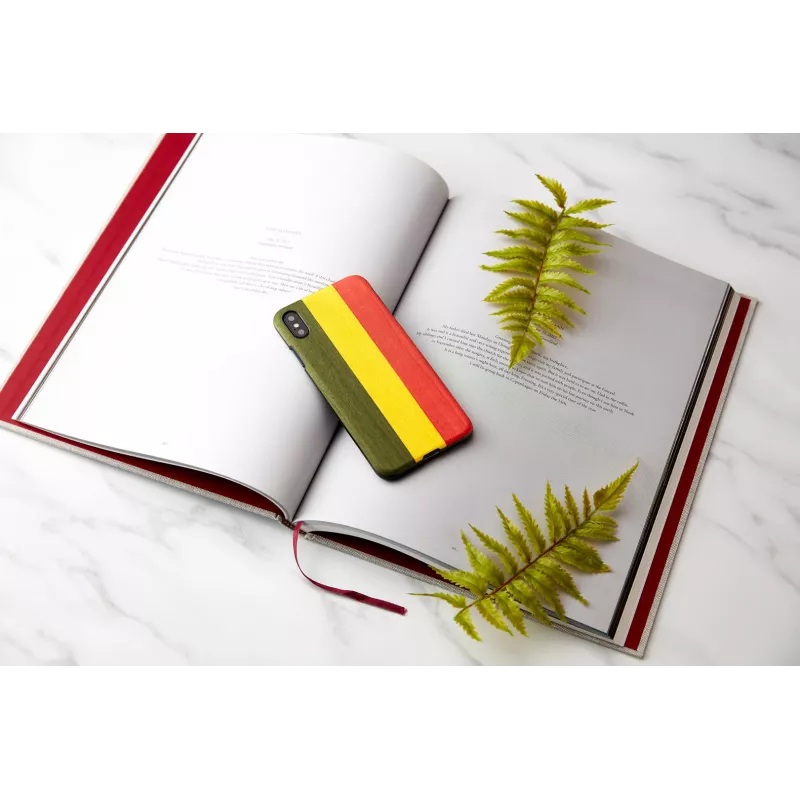 Funda para smartphone man and wood para iPhone XS Max – modelo Reggae, negro