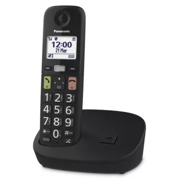 Teléfono inalámbrico Panasonic KX-TGU110FXB con tecnología inalámbrica DECT