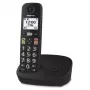 Teléfono inalámbrico Panasonic KX-TGU110FXB con tecnología inalámbrica DECT
