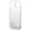 Karl Lagerfeld KLHCP14MLMNMS iPhone 14 Plus 6.7 funda rígida plata / plata Liquid Glitter Monogram