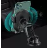 Soporte magnético para coche para smartphones usams US-CD131 15W automático para parabrisas y salpicadero