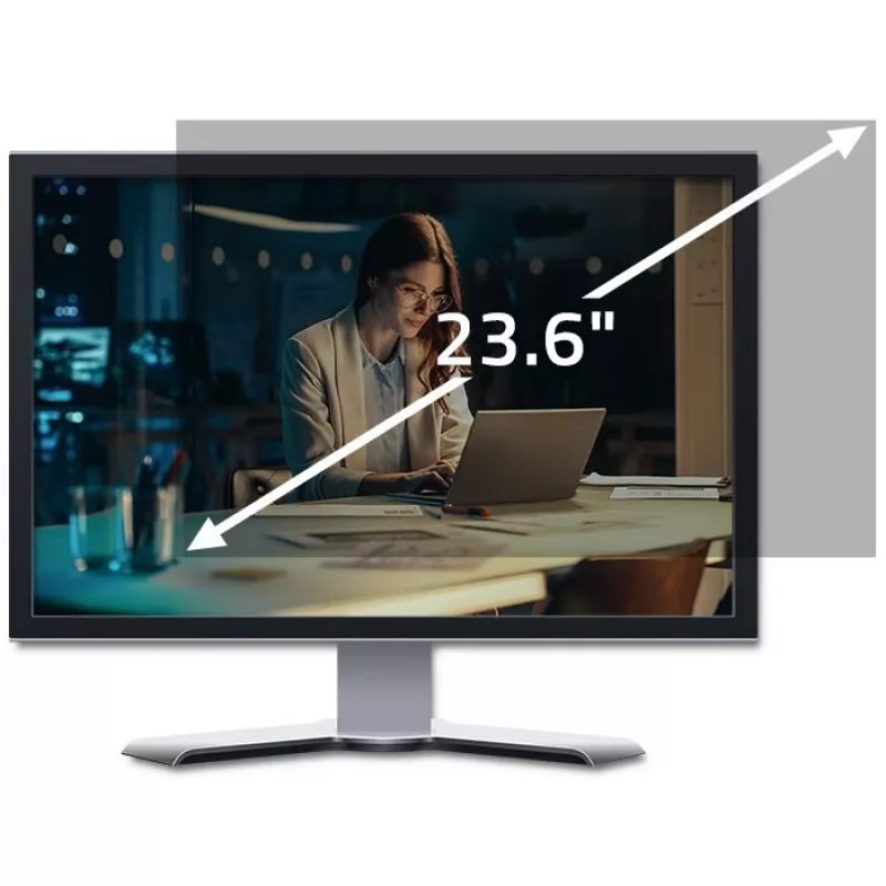 Filtro de privacidad para pantalla Qoltec 51058 monitor de 59,9 cm (23,6