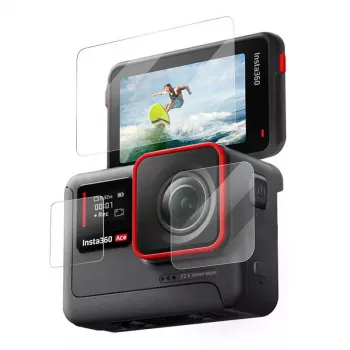 Protector de pantalla de cristal templado Telesin S6-FLM-02-TIS para Insta360 Ace Pro Ace — Modelo S6-FLM-02-TIS