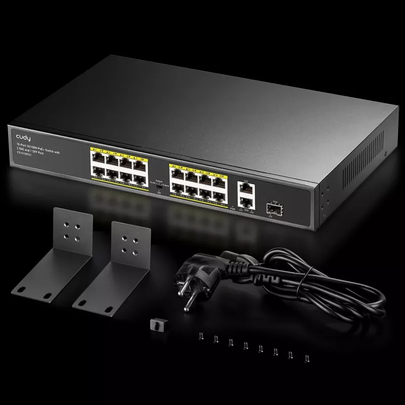 Switch de red Cudy FS1018PS1 18 puertos Fast Ethernet PoE