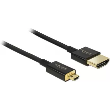 Cable HDMI DeLOCK HDMI-A/HDMI Micro-D 1 m