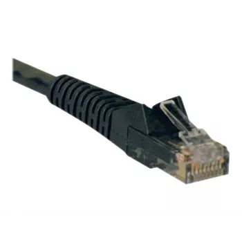 Cable Ethernet Gigabit Cat6 Snagless Molded (UTP) Eaton Tripp Lite Serie (RJ45 M/M), PoE, negro, 1,52 m - cable de parcheo - RJ-45 (M) a RJ-45 (M) - 1,52 m - UTP - CAT 6 - Moulded