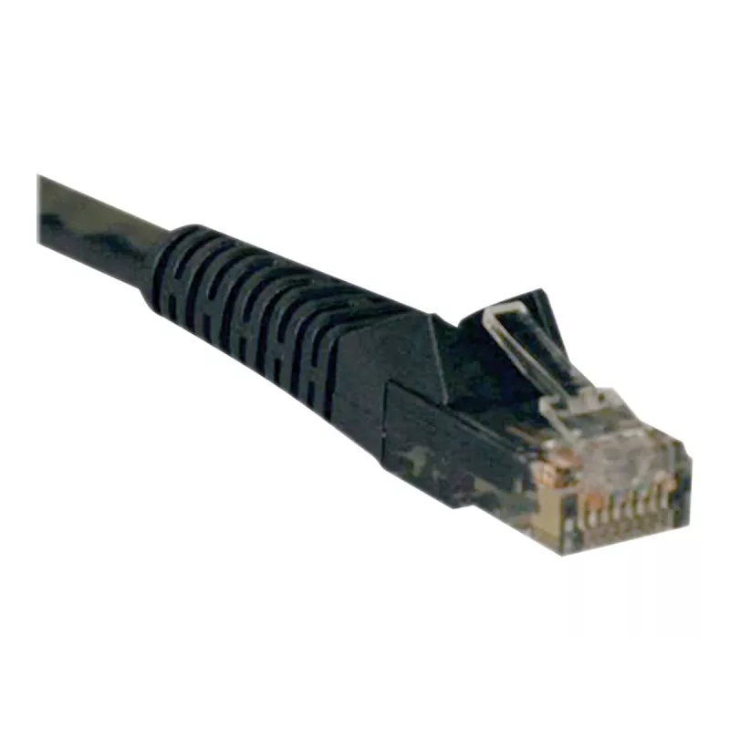 Cable Ethernet Gigabit Cat6 Snagless Molded (UTP) Eaton Tripp Lite Serie (RJ45 M/M), PoE, negro, 1,52 m - cable de parcheo - RJ-45 (M) a RJ-45 (M) - 1,52 m - UTP - CAT 6 - Moulded