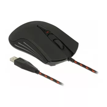 Ratón gaming DeLOCK 12531 ambidiestro USB Type-A óptico 4800 DPI