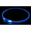 Collar LED KABB azul para perros y gatos – recargable, collar de seguridad ajustable con iluminación