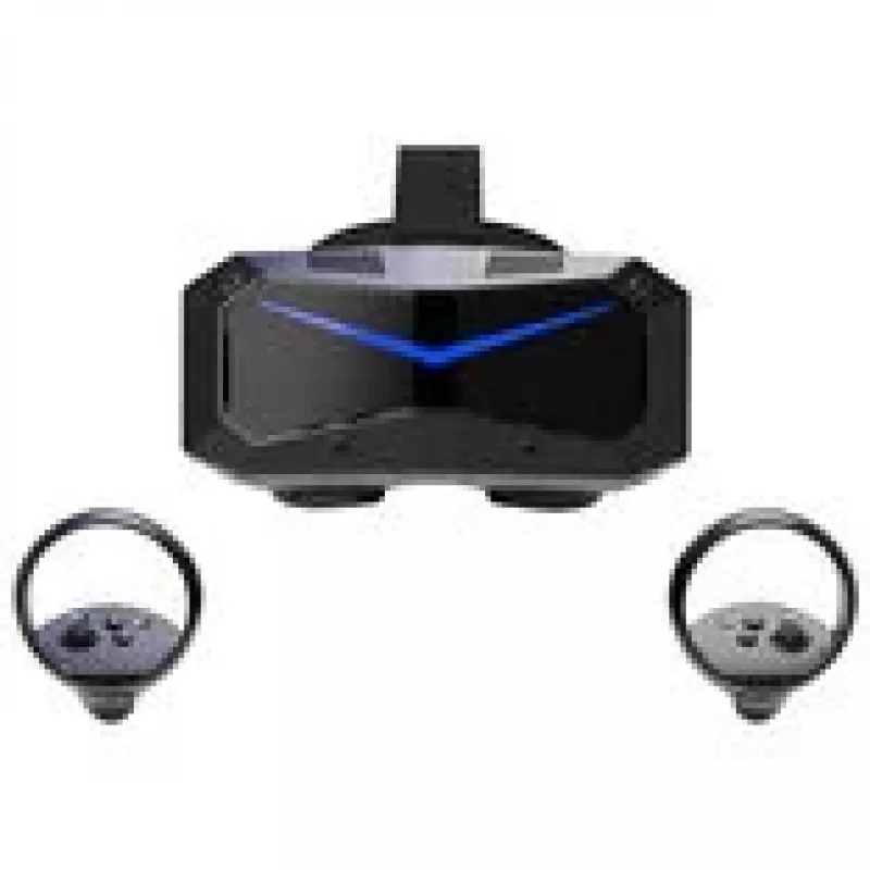 Pimax Crystal Super Ultrawide Visor VR + Auriculares DMAS Bundle - negro
