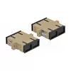 DeLOCK adaptador de fibra óptica SC conector hembra-conector hembra beige, pack de 4 (modelo 85996)