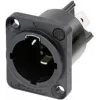 Neutrik NAC3MPX-TOP - CuSn0.2 - negro - cobre - poliamida - acero inoxidable - cobre - aleación de cobre - IP65 (NAC3MPX-TOP)