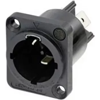 Neutrik NAC3MPX-TOP - CuSn0.2 - negro - cobre - poliamida - acero inoxidable - cobre - aleación de cobre - IP65 (NAC3MPX-TOP)
