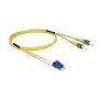 Cable de fibra óptica DeLOCK 84611 1 m LC ST amarillo