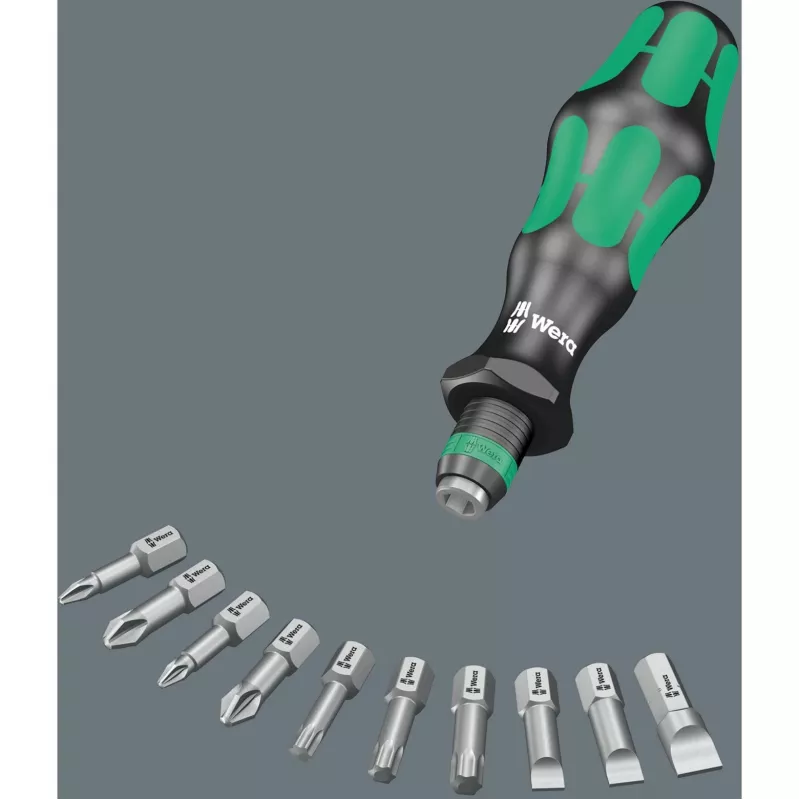 Wera Kraftform Kompakt 10 - Surtido de puntas - 10 piezas