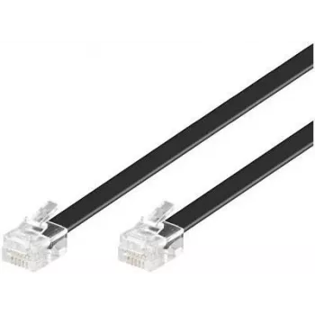 Cable telefónico MicroConnect MPK106B RJ12 RJ12 6 m negro