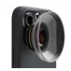 Objetivo fotográfico ShiftCam LU-MC-025-23-EF — objetivo macro 25x, conexión M12, aluminio/vidrio, 34,8 mm, 36,6 g, negro/dorado