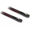 Cable SAS DeLOCK 83073 0,1 m Negro Rojo