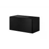 Conjunto de muebles de salón Cama ROCO 18 (4xRO3 + 2xRO6) negro/negro/negro