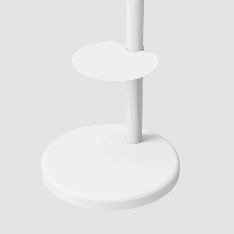Soporte de TV de suelo GEMBIRD TVS-86TR-01-W para televisores de 37–86 pulgadas, blanco, giratorio e inclinable, VESA 200x200–600x400, carga máx. 50 kg
