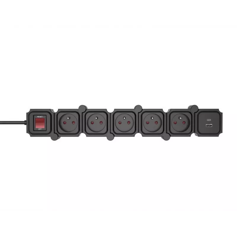 Regleta TB Energy Power Strip 1,5 m — Cable de 1,5 m, varias tomas