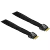 Cable MiniSAS SFF 8654-4i > SFF 8654-4i (negro, 0,7 metros)
