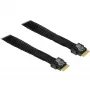 Cable MiniSAS SFF 8654-4i > SFF 8654-4i (negro, 0,7 metros)