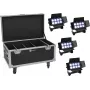 Set de luz wash EUROLITE Multiflood 20001000 — 4 focos, 8x10W LEDs RGBW cada uno