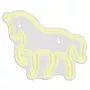 Cartel de neón LED MANTA SNL103WH – motivo caballo, blanco