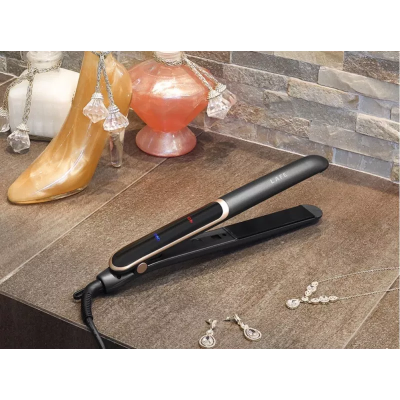 Plancha de pelo LAFE LAFPST47570 con placas de cerámica y temperatura ajustable