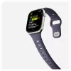 Correa Nomad Tempo Band morada de goma, compatible con smartwatch, 18 mm de ancho, muñeca 135–175 mm