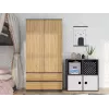 Topeshop SZAFA MALWA AN/AR K armario ropero de dormitorio 5 estantes 2 puerta(s)