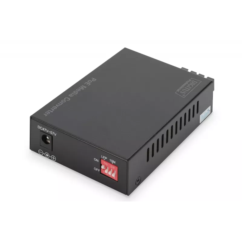 Digitus Convertidor de medios Gigabit PoE, RJ45 / SC, MM, PSE