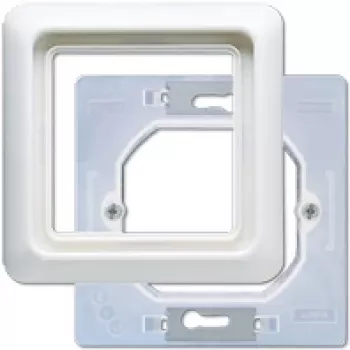 Marco embellecedor para interruptor de pared JUNG CD 681 WU WW blanco termoplástico para marcos modulares