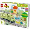 Set de tren de juguete LEGO DUPLO Tren de aventuras interactivo 10427, 57 piezas, 2 minifiguras, para niños a partir de 2 años