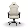 Silla gaming para PC Corsair TC500 LUXE con asiento tapizado beige