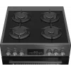 Placa de gas con horno eléctrico BEKO FBM62330GADSN 60 cm, gris, clase de eficiencia energética A
