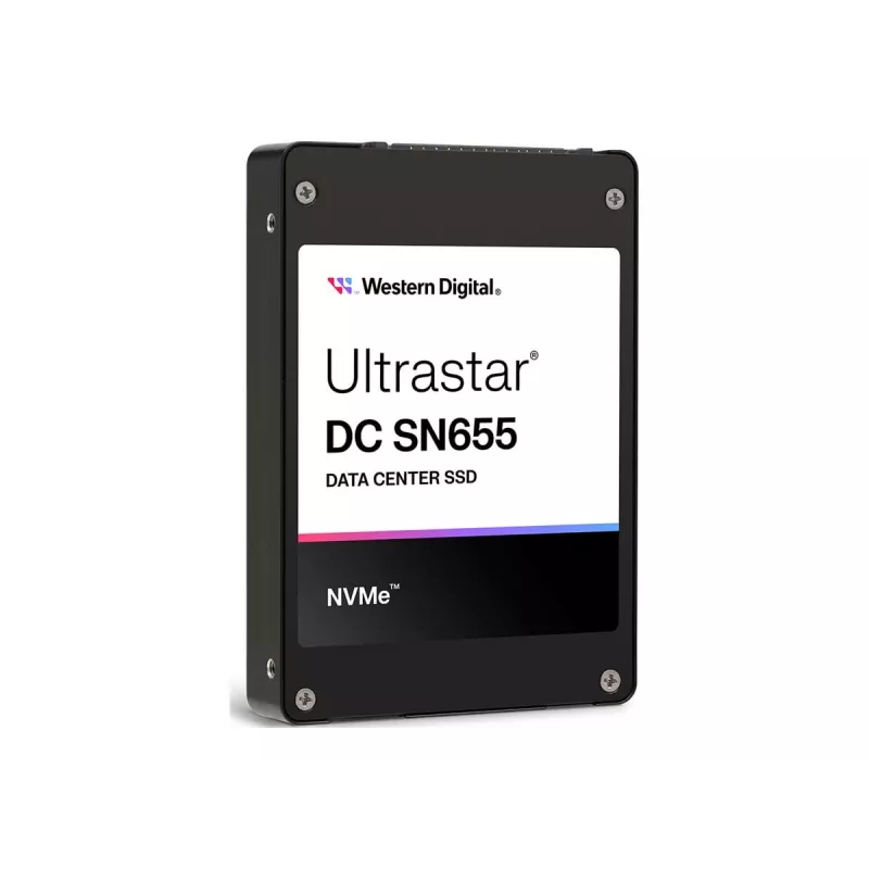 Western Digital Ultrastar DC SN655 WUS5EA1A1ESP7E3 SSD interno de 15,36 TB, 2,5 pulgadas U.3, PCIe 4.0 NVMe, 3D TLC, ISE, 6800/3700 MB/s