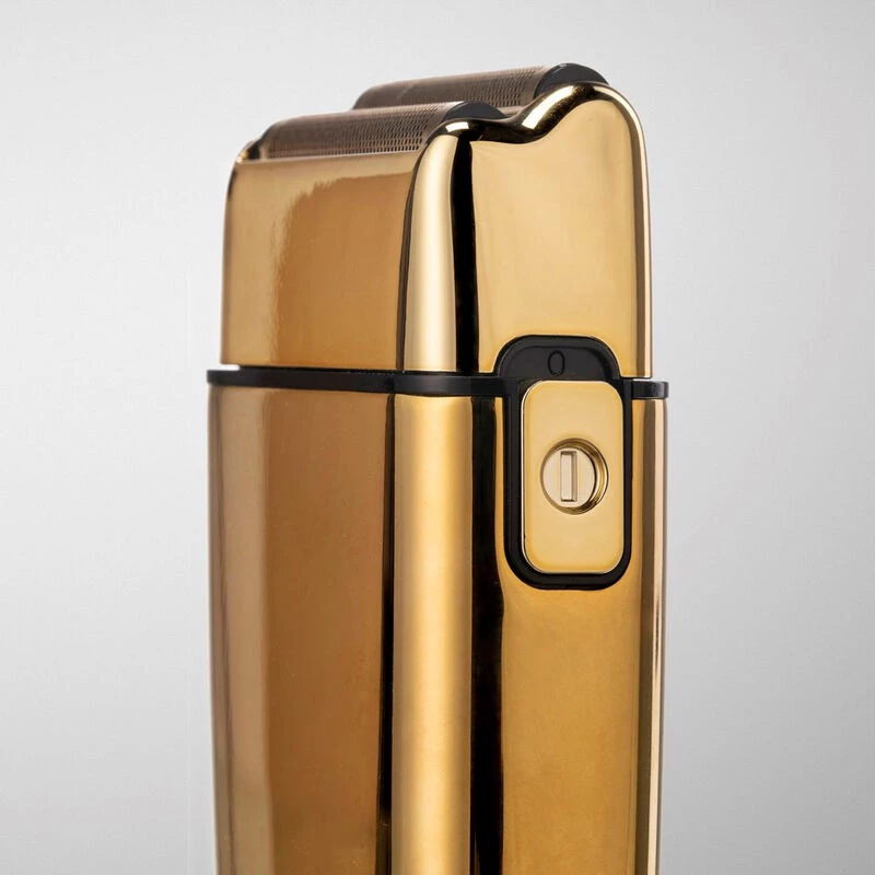 Afeitadora de láminas BABYLISS FXFS2GE — afeitadora de láminas inalámbrica de 2 cuchillas, batería integrada, 180 min de autonomía, dorado