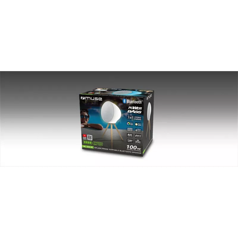 Altavoz Bluetooth portátil Muse ML-655 BT | Muse | Altavoz Bluetooth portátil | ML-655 BT | Bluetooth | Portátil | Conexión inalámbrica