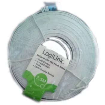 Cable de red LogiLink CAT5e UTP RJ-45 15m blanco