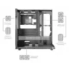 Caja de PC semitorre TACENS Mars Gaming MC-INFINIOLITE, negra, cristal templado, compatible con ATX/Micro-ATX/Mini-ITX, ventilador de 120 mm