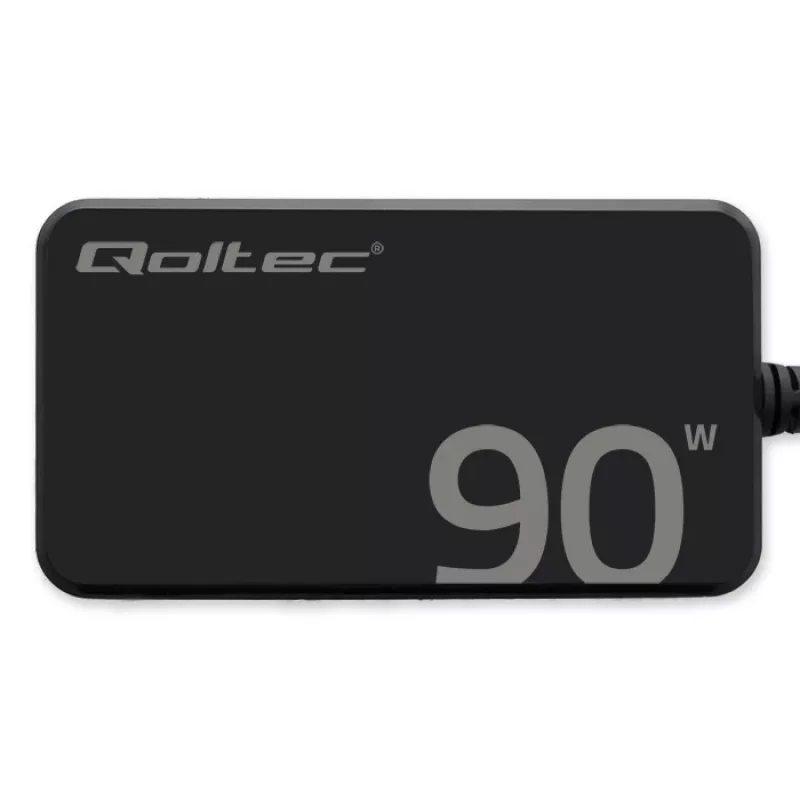 Cargador de pared Qoltec 90W GaN Super Fast SLIM | XP | 5-20V | 4,5A | USB-C 3.1 | portátil | MacBook | smartphone | + cable