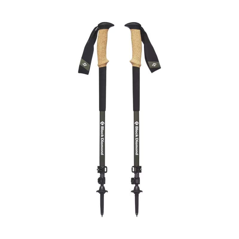 Bastón de trekking telescópico Black Diamond Alpine Carbon Cork unisex