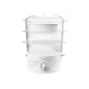 Vaporera Adler AD 633 3 cestas de libre instalación 800 W blanca