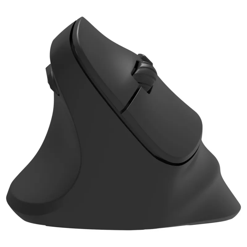 Ratón inalámbrico ergonómico para zurdos, Dual WL+BT batería