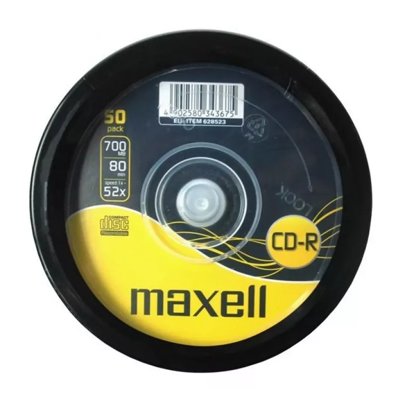 Maxell MAX27051 CD vírgen CD-R 700 MB 52x 50 uds.