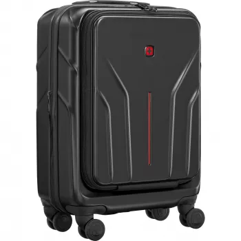 Trolley de cabina compacto de carcasa rígida Wenger Amplix 653323 — negro, compacto